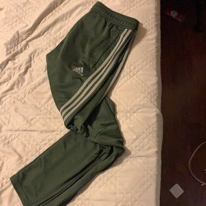Adidas Dark Green Track Exercise Pants